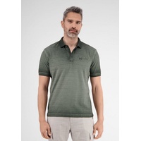 LERROS Poloshirt gestreift in Strukturqualität CHILLED Olive - S