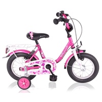 14 Zoll Mädchenfahrrad Kinder Mädchen Fahrrad Bike Rad Kinderrad Kinderfahrrad Mädchenrad PASSION Pink