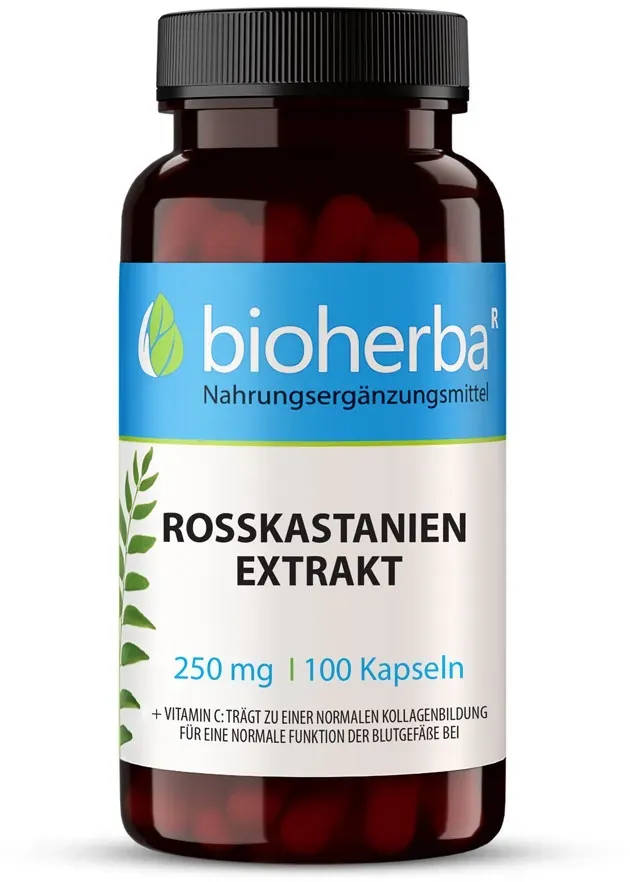 Rosskastanien Extrakt 250 mg 100 Kapseln