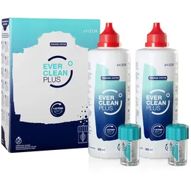 Avizor Ever Clean Plus Lösung 2 x 350 ml + Neutralisationstabletten 90 St.