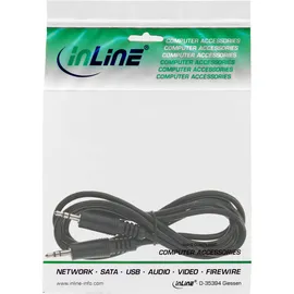 InLine Audiokabel 3,5mm Klinken-Stecker/Stecker 1,2m (99932C)