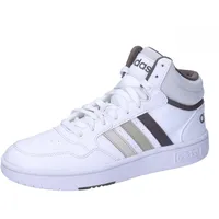 Adidas Unisex Kinder Hoops Mid Shoes Schuhe, Cloud White/Orbit Grey/Putty Grey, 35.5 EU