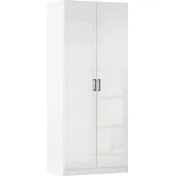 Rauch MINOSA Mehrzweckschrank 91 x 210 x 41 cm Alpinweiß/Hochglanz Weiß