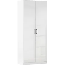 Rauch MINOSA Mehrzweckschrank 91 x 210 x 41 cm Alpinweiß/Hochglanz Weiß