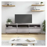 Furnicato TV-Schrank Grau Sonoma 150x30x44,5 cm Holzwerkstoff
