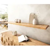 DeLife Wandregal Edge 145 cm 3 x 30 cm Beige