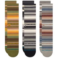 Stance Curren 3 Pack Socken green Gr. L