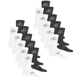 JACK & JONES Tennissocken Herren Schwarz Weiß One Size JACDIRECT TENNIS SOCK 20er Pack Weiß/Pack 3 One Size