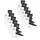 JACK & JONES Tennissocken Herren Schwarz Weiß One Size JACDIRECT TENNIS SOCK 20er Pack Weiß/Pack 3 One Size