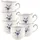Villeroy & Boch Vieux Luxembourg Cappuccinotasse 0,24 l Weiß-Blau 6 St.