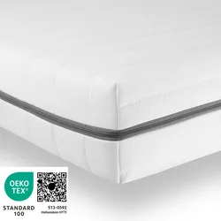 Sleepneo Matratze 140x200 - 15cm hoch, Kaltschaummatratze, 7 Zonen, Ergonomische Matratze für jede Schlafposition, Atmungsaktive Matratze H3, Höhe 15cm