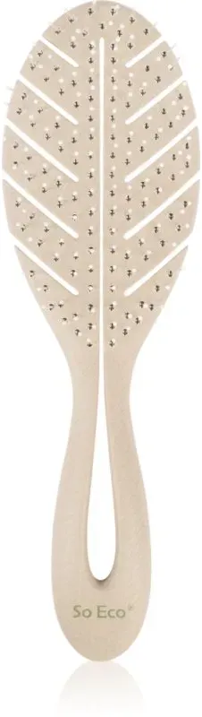 So Eco Biodegradable Detangling Leaf Brush kompostierbare Bürste für feuchtes Haar 1 St.
