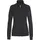 bench. loungewear Sweatjacke BENCH. LOUNGEWEAR, Damen, Gr. 44/46, schwarz, Interlock, Obermaterial: 100% Baumwolle, unifarben, Basic, Basic hüftlang, Rippbündchen, Sweatjacken Sweatjacke, mit glänzender Logostickerei am Stehkragen, Loungewear