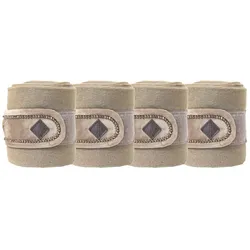 Kentucky Horsewear Polar Fleece Bandagen Velvet Pearls