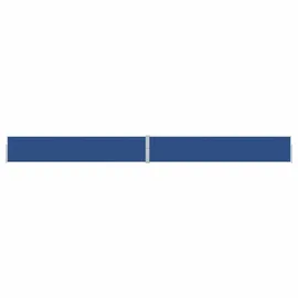 vidaXL Ausziehbare Seitenmarkise 1,7 x 12 m blau