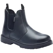 Blackrock Dealer Arbeitssicherheitsstiefel, Stahlkappe, Chelsea Boots, Herren Damen Damen, Sicherheitsschuhe, Gartenarbeit, Schwarz, Reiten, Hof, Slip On Schuhe, Leichtgewicht