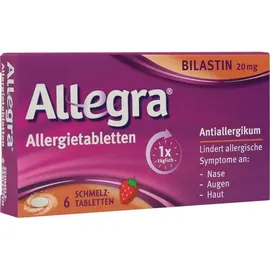 A. Nattermann & Cie. GmbH Allegra Allergietabletten 20 mg Schmelztabletten 6 St.