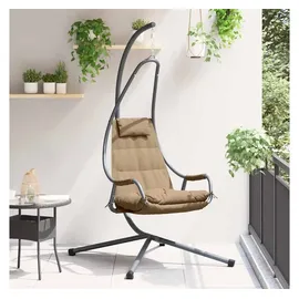 vidaXL Hängendes Ei-Stuhl Taupe