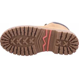 Dockers by Gerli Damen Combat Boots, Frauen Stiefeletten,warm gefüttert,schnürstiefel,Winterstiefel,Winterschuhe,golden tan,42 EU - 42