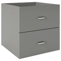 Phoenix Schubladencontainer 34,1 x 34,1 x 33,4 cm Grau