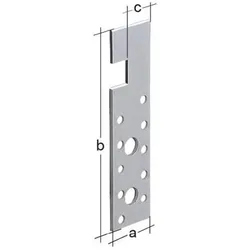 Gah Holz-Eisen-Anker Abm.160x40x4mm sdmverz.