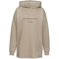 LASCANA Hoodie mit Print beige 40/42