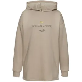 LASCANA Hoodie mit Print beige 40/42