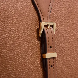 Michael Kors Lg Buckle Tote Shopper Leder Brown