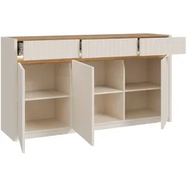 Forte Sideboard 160 x 85,9 x 41,5 cm Khaki