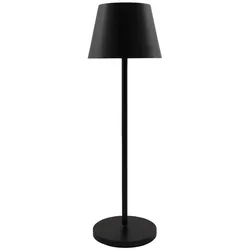 ROLF KERN LED-Tischleuchte: Aufladbar, Dimmbar, IP54, 38cm, Schwarz