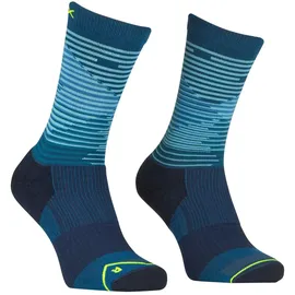 Ortovox All Mountain Mid Wandersocken 45-47 Petrol Blue