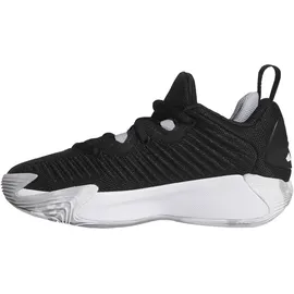 adidas Initiation Basketballschuhe Kinder JQ6856 - core black/halo silver/cloud white 35.5