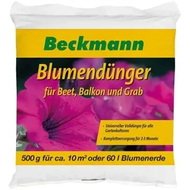 BECKMANN & Brehm Blumendünger für Beet Balkon und Grab 500 g