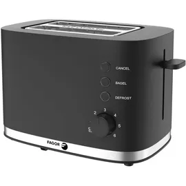 Fagor 2-Scheiben-Toaster Schwarz