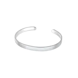KUZZOI Armband Basic Bangle Matt 925 Silber«, silberfarben