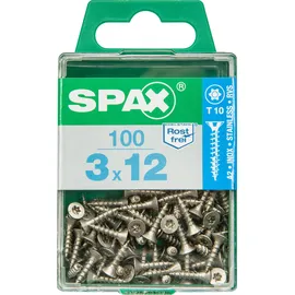 SPAX Holzschraube T10 T-Star plus Edelstahl A2 3,0 x 12 mm 100 Stück