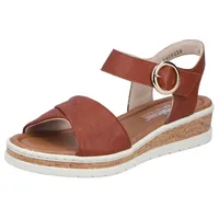 Rieker Keilsandalette Damen Cognac 39