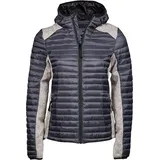 Tee Jays Damen Outdoor Crossover Jacket - Farbe: space grey/grey melange L
