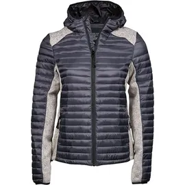 Tee Jays Damen Outdoor Crossover Jacket - Farbe: space grey/grey melange L