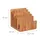 Relaxdays Dokumentenhalter Bambus Schreibtisch-Organizer Natur 1 St.