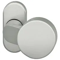 FSB PT-Türknopf Ausführung a.Ros.oval Farbe Aluminium 07 0809