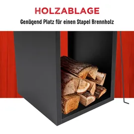 BBQ Collection Feuertonne Ø 85 cm Schwarz