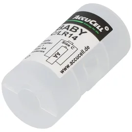 AccuCell Universal Baby C Adapter für je 1x Mignon/AA auf Größe Baby, C, LR14, FR14 AA 1 St.