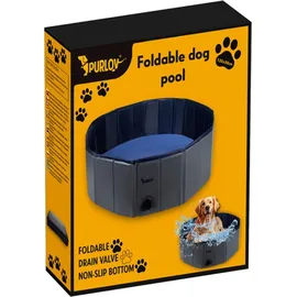 AGA Purlov Hundepool 120x30 cm Blau/Grau