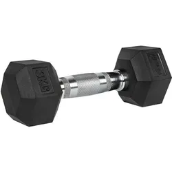 Kurzhantel Hexagon - Hantel - Dumbbell - Pro Stück - 1 bis 40 kg silber 37.5 kg