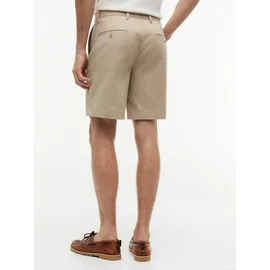 Tommy Hilfiger Chinoshorts TOMMY HILFIGER "DOVER 8" ESS TWILL SHORT", Herren, Gr. 30, N-Gr, batique khaki, Web, Obermaterial: 97% Baumwolle, 3% Elasthan, gerade kniefrei, Hosen Chinoshorts, Twill-Shorts mit 20 cm Schrittlänge
