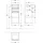 Villeroy & Boch Subway 2.0 Seitenschrank 35,6 x 85,7 x 37 cm Weiß