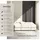 Tectake Wandpaneel Akustik Eiche Schwarz 2 St. 60 x 120 x 2,1 cm