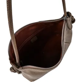 Fossil Willa Henkeltasche Leder Grau/Braun