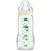 MAM Baby MAM Easy Active Babyflasche, 330 ml – 6+ Monate – X-Durchfluss-Sauger, ultraschnelle Geschwindigkeit, Weiß